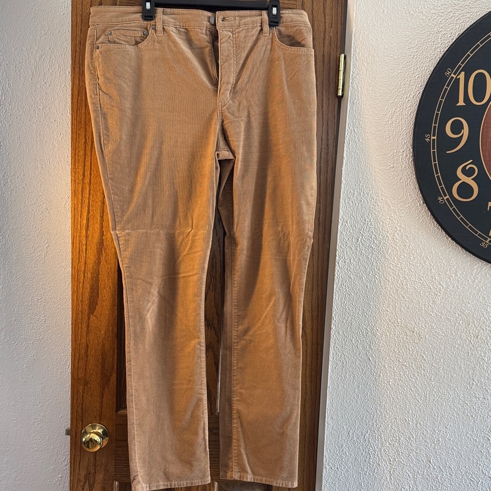 Ralph Lauren Women's Tan Corduroy Jeans size 16